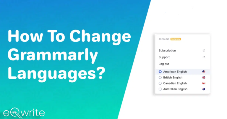 How to change grammarly langauges